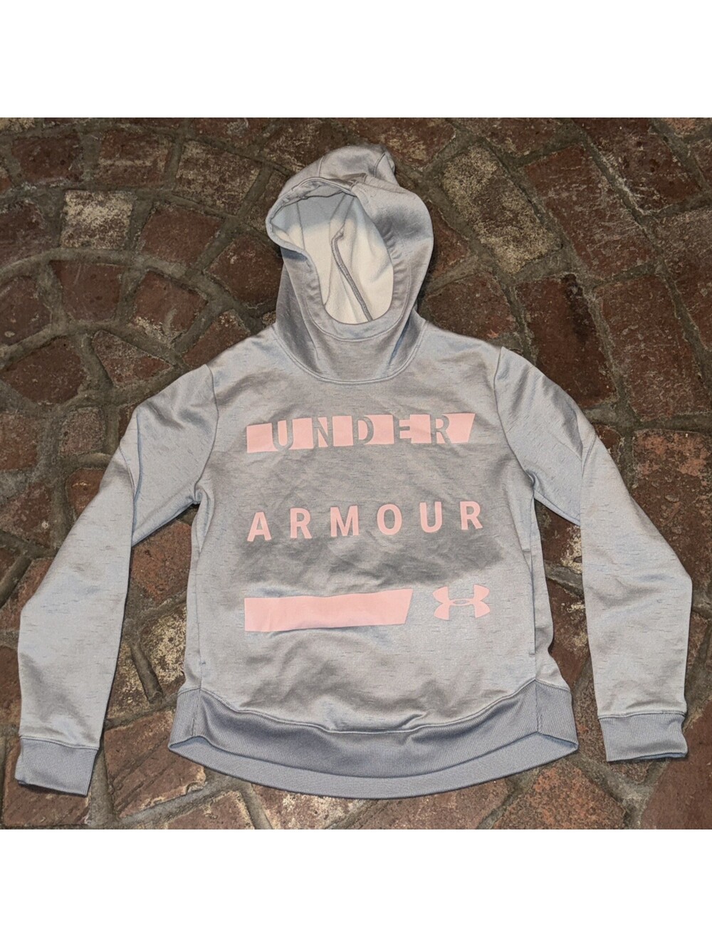 Under Armour Women's Logo Reflective Hoodie Sweatshirt ColdGear Size Small
